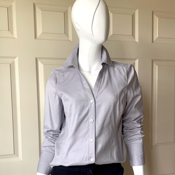 Ann Taylor Womens Button Down Shirt 